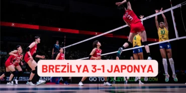 VNL 2022 Çeyrek Final Brezilya Japonya