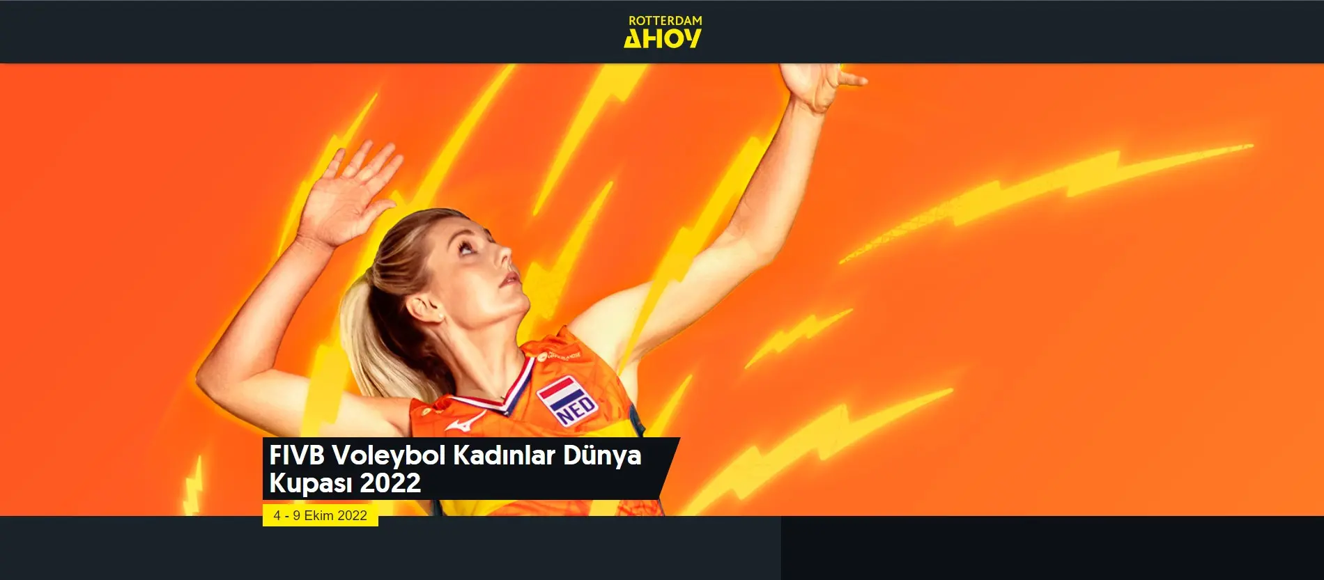 FIVB Kadınlar Dünya Şampiyonası 2022 Ahoy Rotterdam