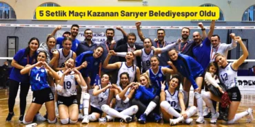 5 Setlik Maçı Kazanan Sarıyer Belediyespor Oldu
