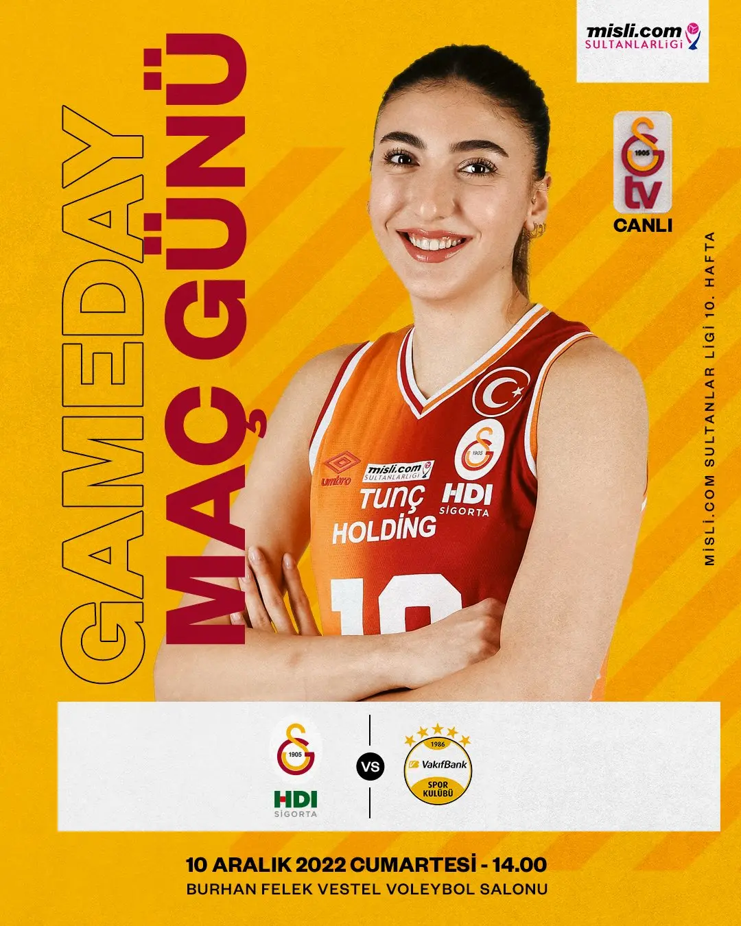 Galatasaray HDİ Sigorta Vakıfbank Derbisi