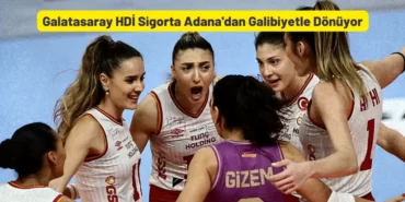 Galatasaray HDİ Sigorta Adana'dan Galibiyetle Dönüyor
