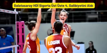 Galatasaray HDİ Sigorta Üst Üste 4. Galibiyetini Aldı