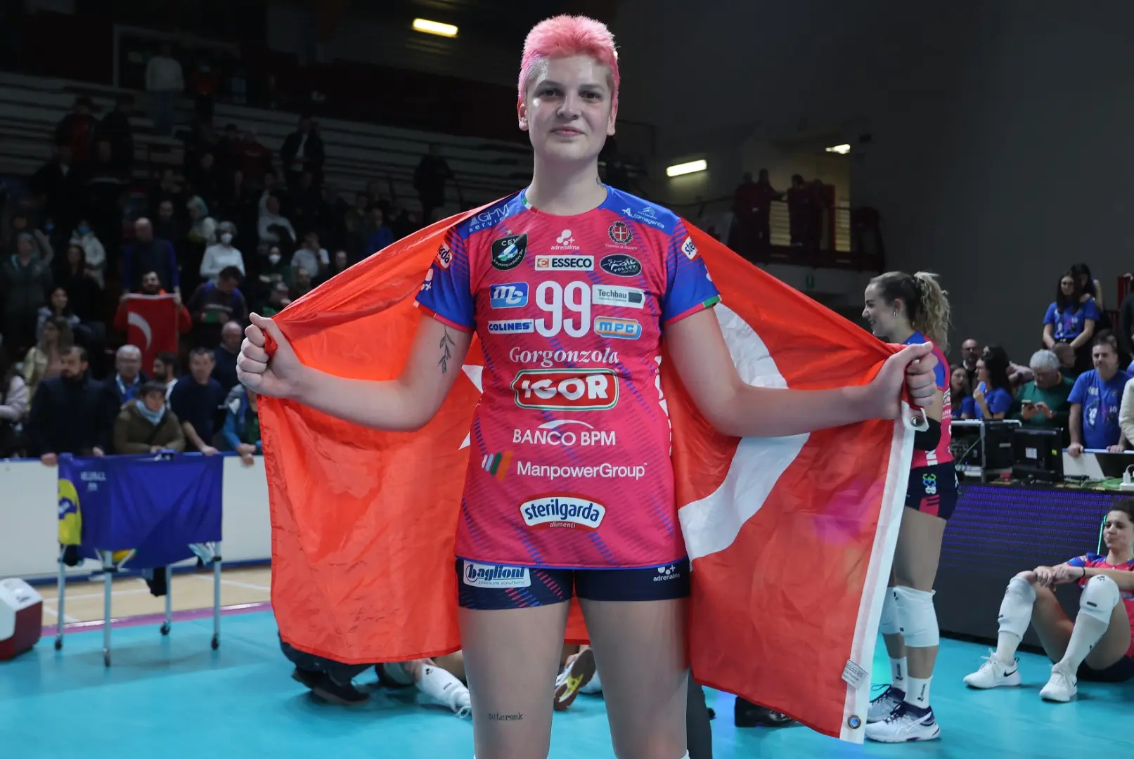 Ebrar Karakurt Şampiyonlar Ligi 15 Şubat 2023