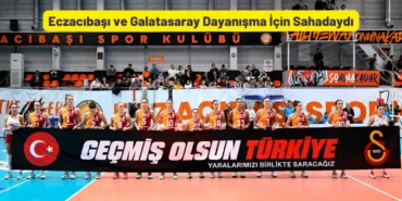 Eczacıbaşı ve Galatasaray Dayanışma İçin Sahadaydı