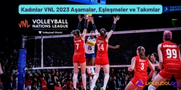 Kadinlar VNL 2023 Asamalar Eslesmeler ve Takimlar