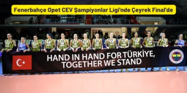 Fenerbahçe Opet CEV Şampiyonlar Ligi'nde Çeyrek Final'de