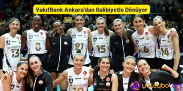 VakifBank Ankaradan Galibiyetle Donuyor