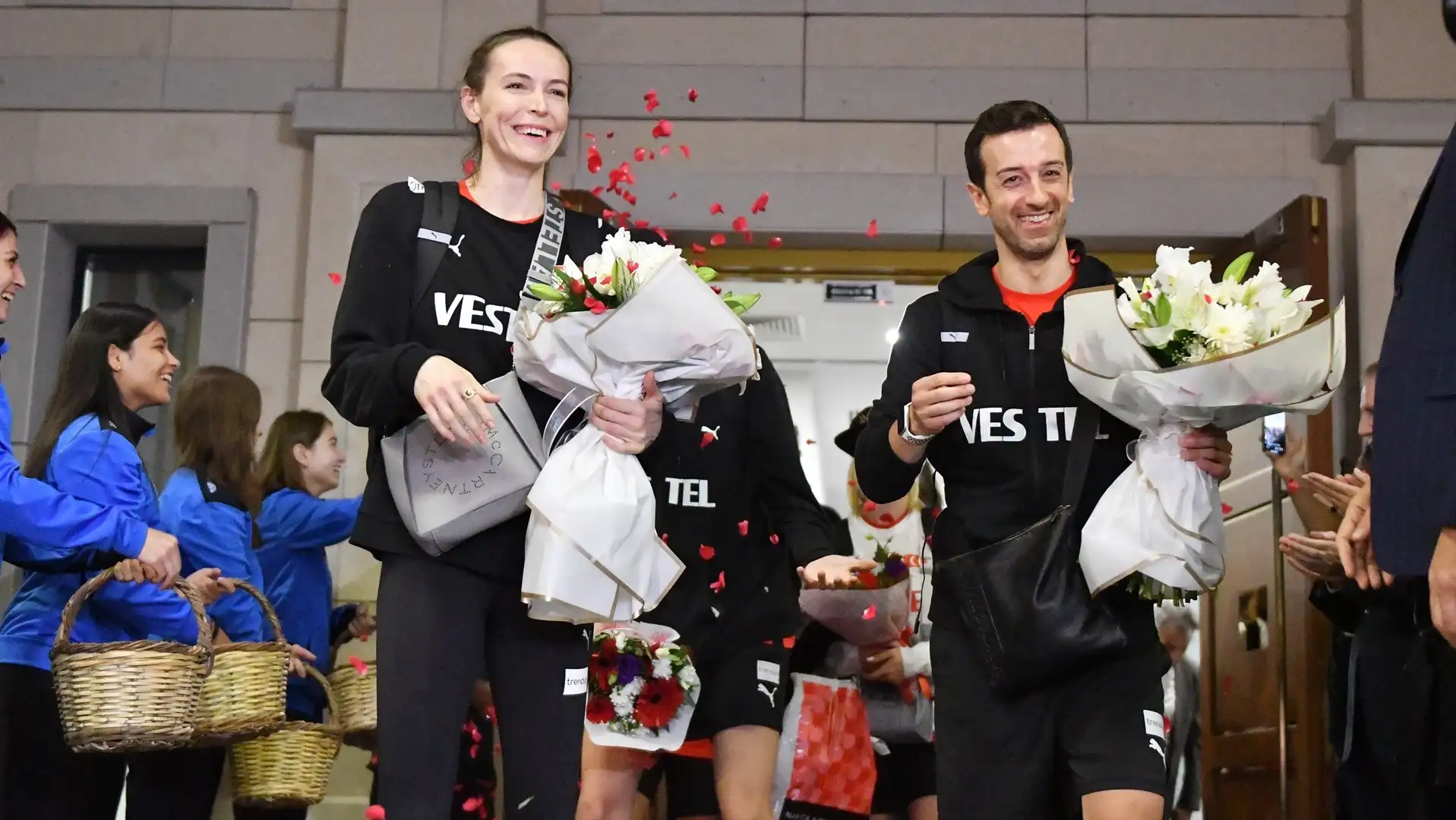 Eda Erdem Dündar - Daniele Santarelli - Olimpiyat Elemeleri Dönüşü