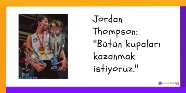 Jordan Thompson ''Bütün kupaları kazanmak istiyoruz.''