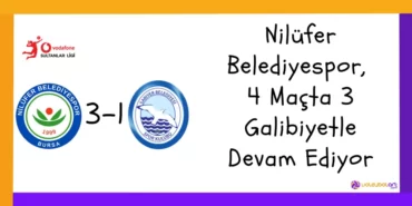 Nilüfer Belediyespor 4 Maçta 3 Galibiyetle Devam Ediyor