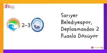 Sarıyer Belediyespor, Deplasmandan 2 Puanla Dönüyor