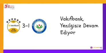 Vakıfbank Yenilgisiz Devam Ediyor