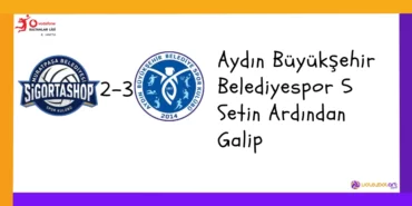 Aydın Büyükşehir Belediyespor 5 Setin Ardından Galip