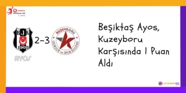Beşiktaş Ayos, Kuzeyboru Karşısında 1 Puan Aldı