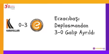 Eczacıbaşı Deplasmandan 3-0 Galip Ayrıldı