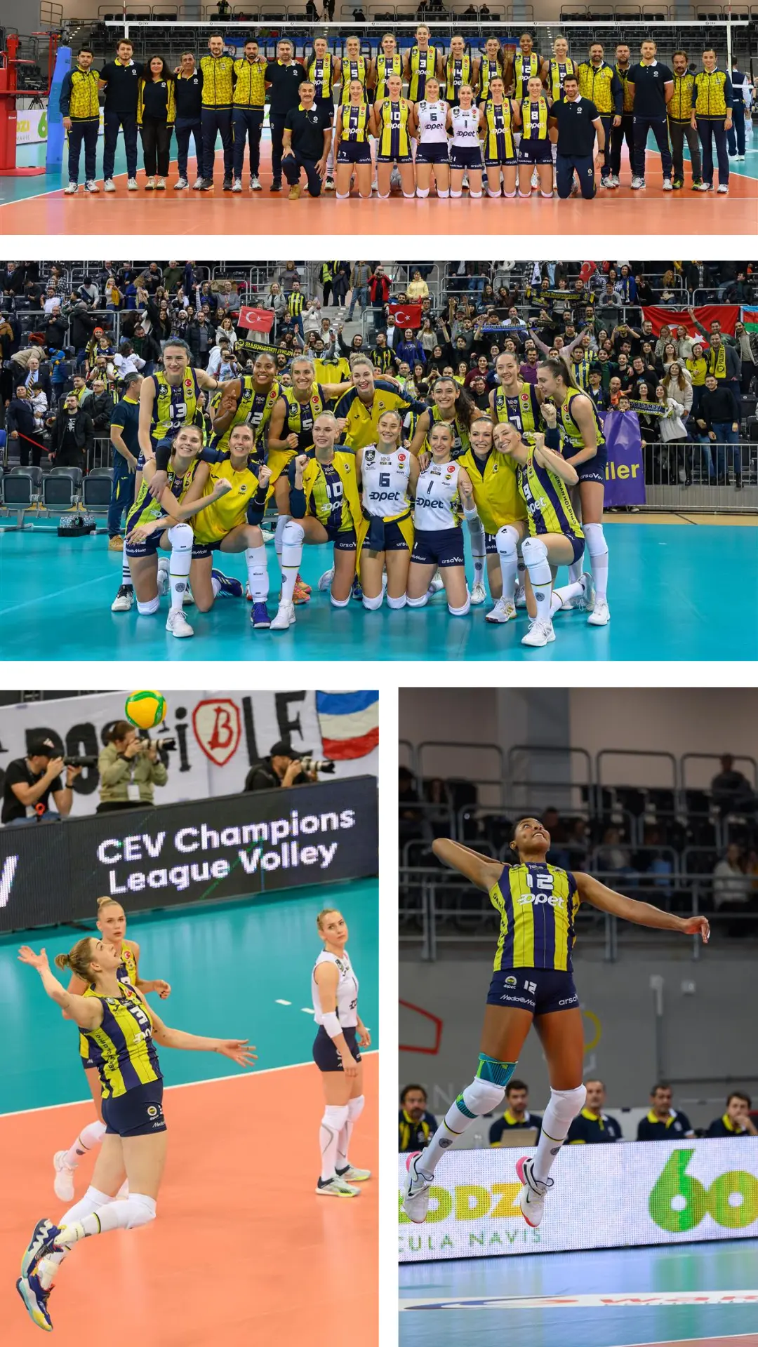 Fenerbahçe, Grot Budowlani Lodz'u Kolay Geçti 2023-2024 1