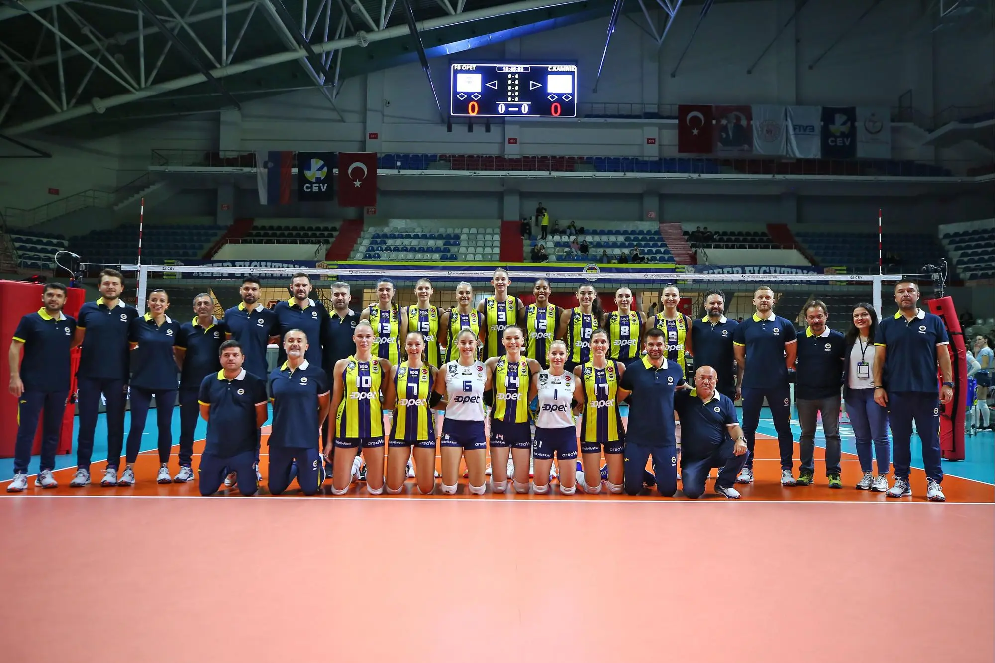 Fenerbahçe Voleybol, 2024 Şampiyonlar Ligi İlk Sınavını Verdi 2023-2024