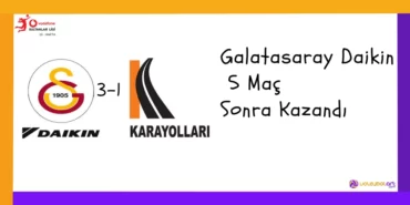 Galatasaray Daikin 5 Maç Sonra Kazandı