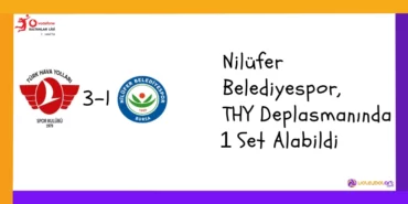 Nilüfer Belediyespor, THY Deplasmanında 1 Set Alabildi