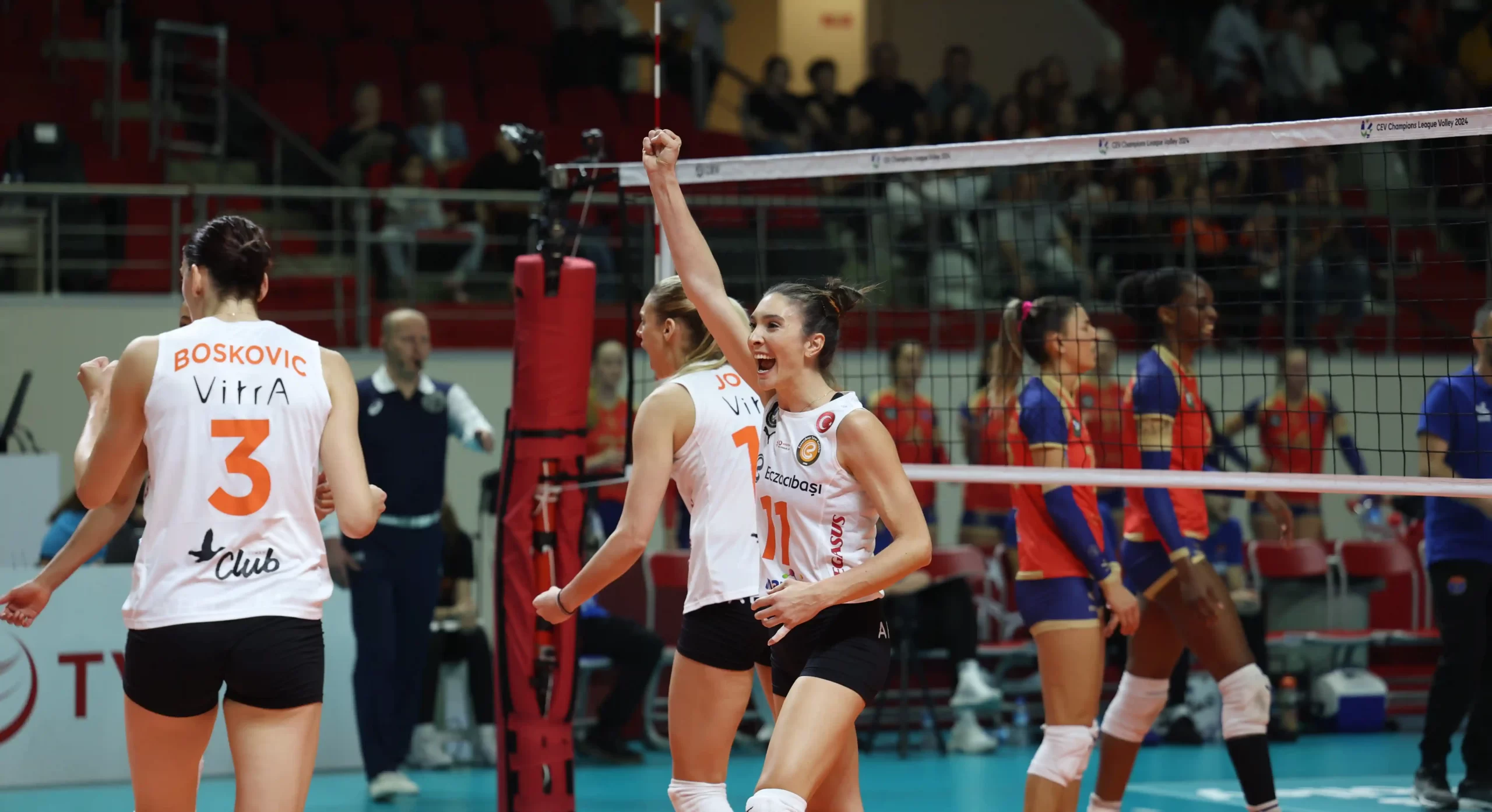 Şampiyonlar Ligi'nde Eczacıbaşı, Vasas Obuda'yı Yendi 2