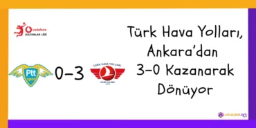 Türk Hava Yolları, Ankara’dan 3-0 Kazanarak Dönüyor