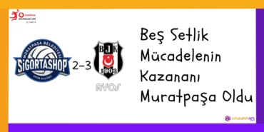 Beş Setlik Mücadelenin Kazananı Muratpaşa Oldu