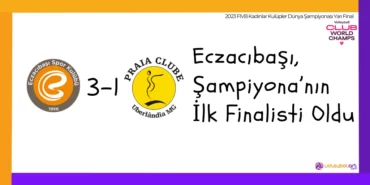Eczacıbaşı, Şampiyona'nın İlk Finalisti Oldu