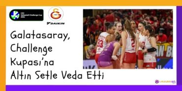 Galatasaray, Challenge Kupası’na Altın Setle Veda Etti