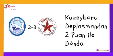 Kuzeyboru Deplasmandan 2 Puan İle Döndü