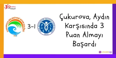 Çukurova, Aydın Karşısında 3 Puan Almayı Başardı