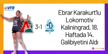 Ebrar Karakurtlu Lokomotiv Kaliningrad 18. Haftada 14. Galibiyetini Aldi