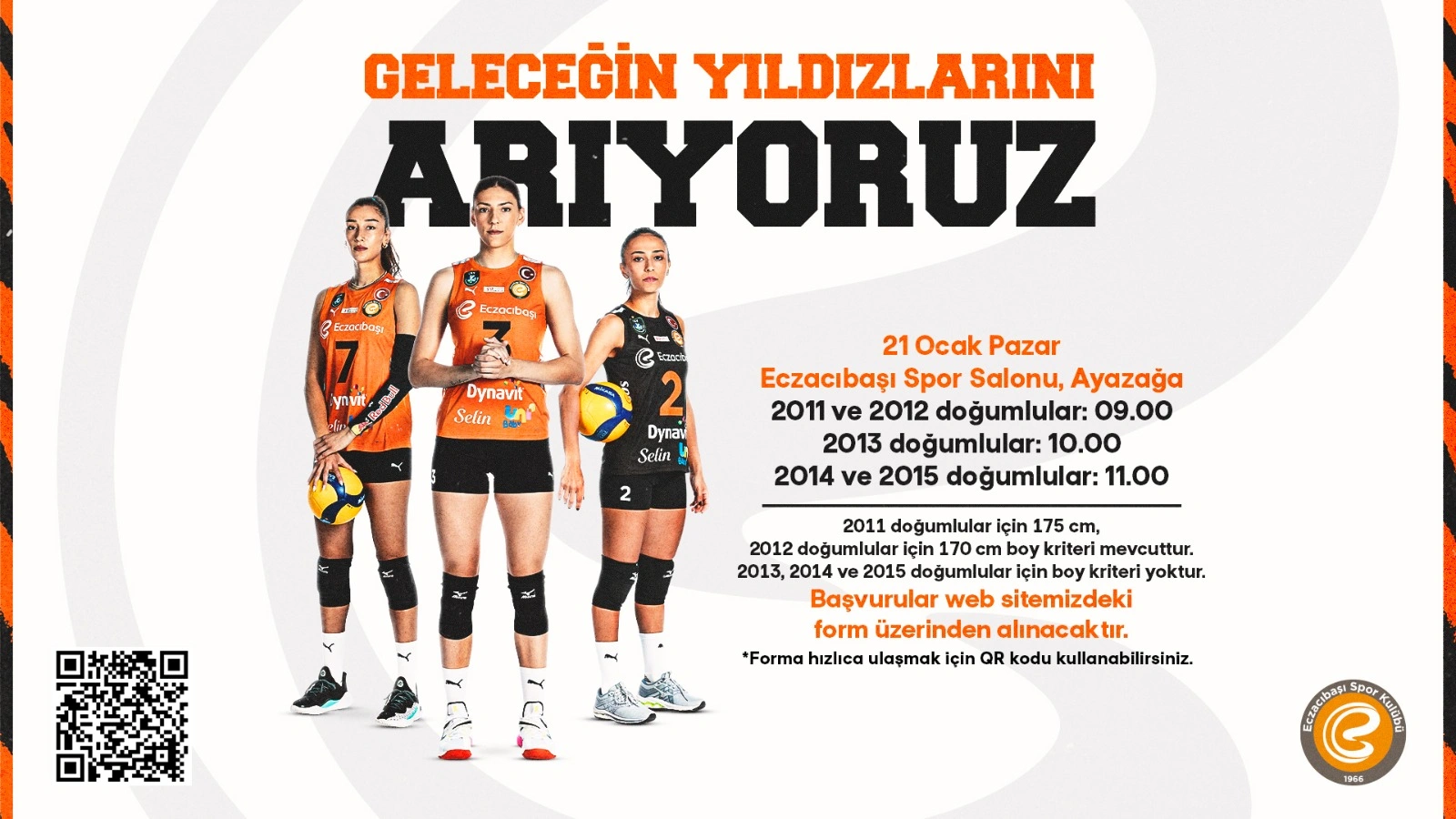 Eczacıbaşı Gelecekteki Voleybolcusunu Arıyor 3