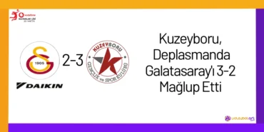 Kuzeyboru, Deplasmanda Galatasaray'ı 3-2 Mağlup Etti22