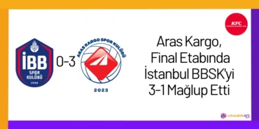 Aras Kargo, Final Etabında İstanbul BBSK'yi 3-1 Mağlup Etti24