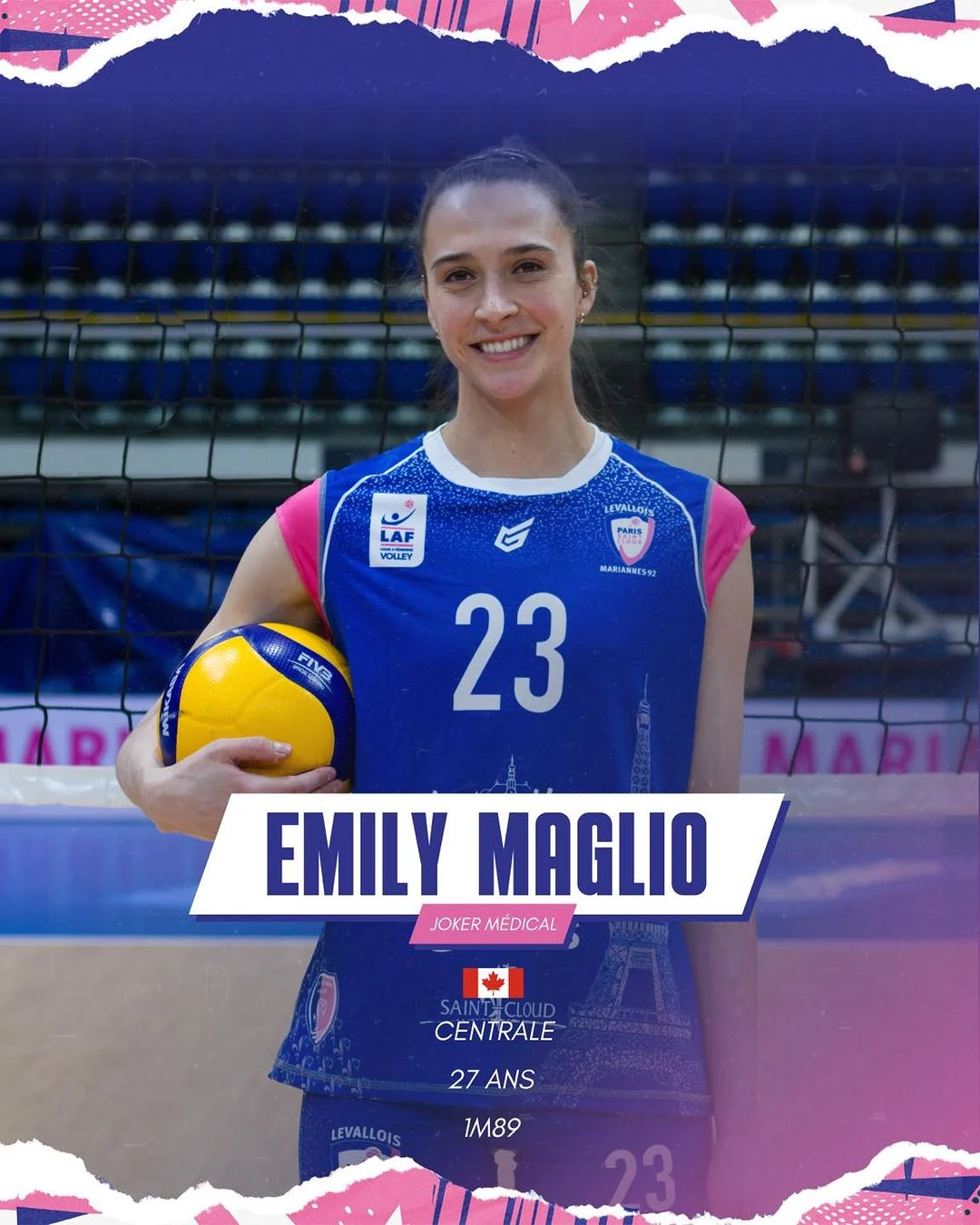 Emily Maglio, Levallois Paris Saint Cloud'a Transfer Oldu1