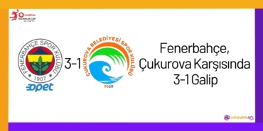 Fenerbahçe, Çukurova Karşısında 3-1 Galip26