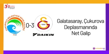 Galatasaray, Çukurova Deplasmanında Net Galip25