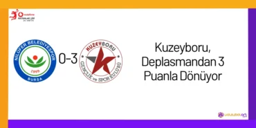 Kuzeyboru, Deplasmandan 3 Puanla Dönüyor24