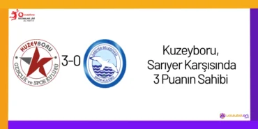 Kuzeyboru, Sarıyer Karşısında 3 Puanın Sahibi25