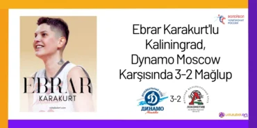Ebrar Karakurt'lu Kaliningrad, Dynamo Moscow Karşısında 3-2 Mağlup24