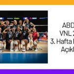 ABD’nin VNL 2024 3. Hafta Kadrosu Açıklandı