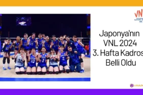 Japonyanin VNL 2024 3. Hafta Kadrosu Belli Oldu24
