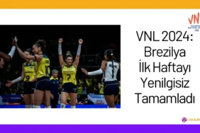 VNL 2024: Brezilya İlk Haftayı Yenilgisiz Tamamladı24
