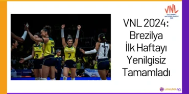 VNL 2024: Brezilya İlk Haftayı Yenilgisiz Tamamladı24