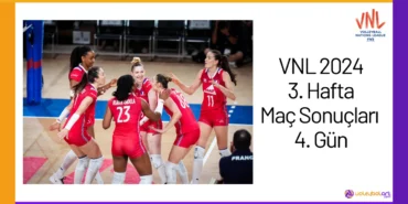 VNL 2024 3. Hafta Maç Sonuçları 4. Gün24