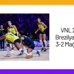VNL 2024: Brezilya İtalya’yı 3-2 Mağlup Etti