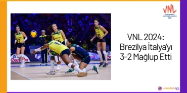 VNL 2024: Brezilya İtalya'yı 3-2 Mağlup Etti24