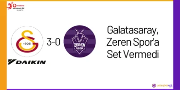 Galatasaray, Zeren Spor'a Set Vermedi24