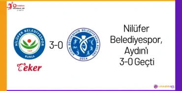 Nilüfer Belediyespor, Aydın'ı 3-0 Geçti24