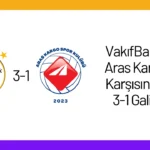 VakıfBank, Aras Kargo Karşısında 3-1 Galip